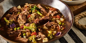 Slow Cooker Pot Roast Soup